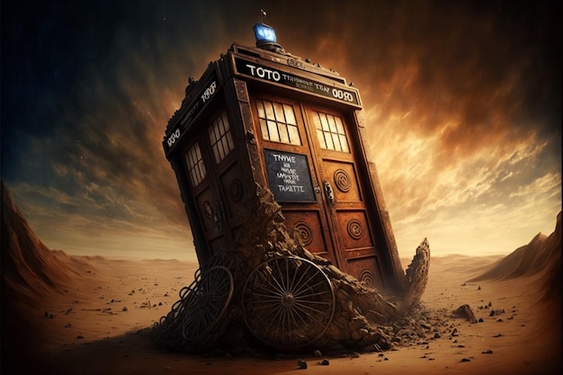 Tardis Blue Police Box Doctor Who