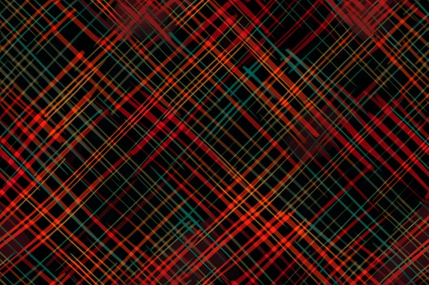 Tartan Seamless Pattern Ai generativo