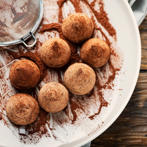 Tartufo Al Cioccolato Fatto In Casa