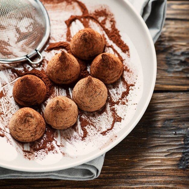 Tartufo Al Cioccolato Fatto In Casa