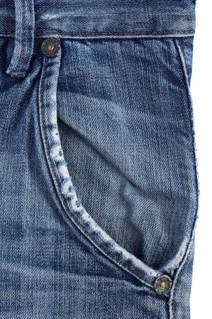 tasca dei jeans blu