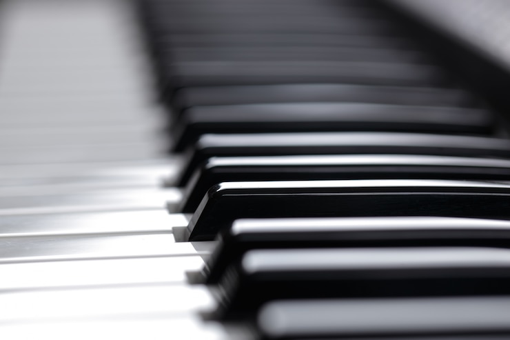 Foto tastiera per pianoforte
