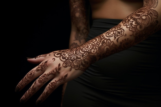 Tatuaggi temporanei all'henné