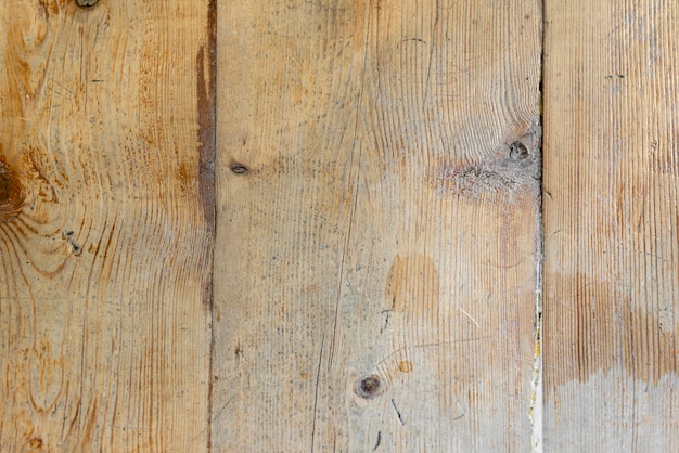 Tavole di legno non verniciate altamente testurizzate con macchie di nodi prominenti e mastice Struttura in legno vettoriale