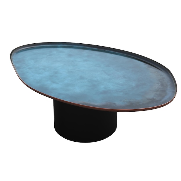 tavolino isolato su sfondo bianco illustrazione 3D rendering cg