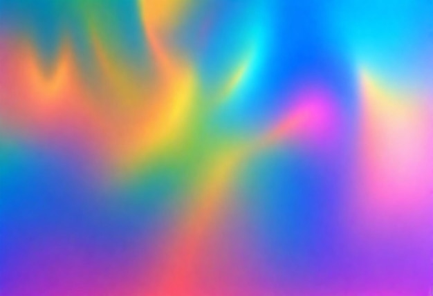 tavolo in vetro color arcobaleno con effetto arcobaleno sullo sfondo