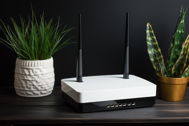 Tavolo router wifi bianco Genera Ai