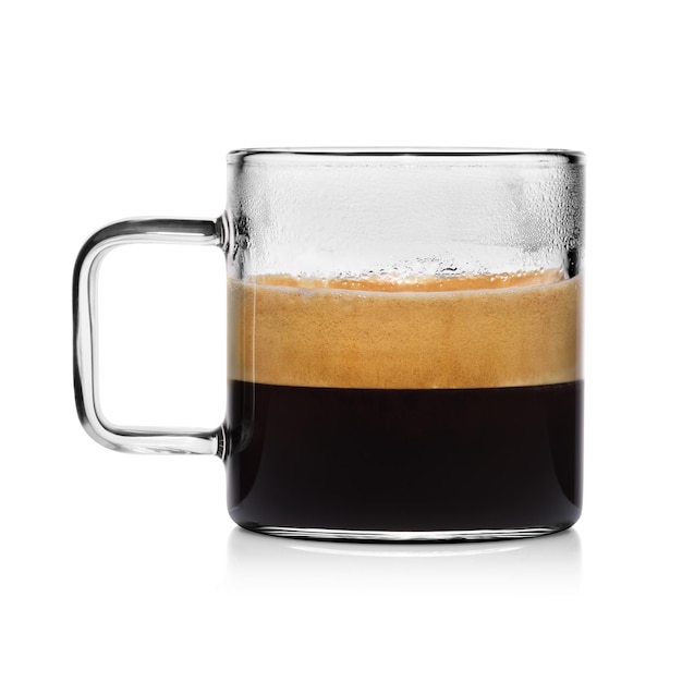 Tazza con caffè espresso isolato