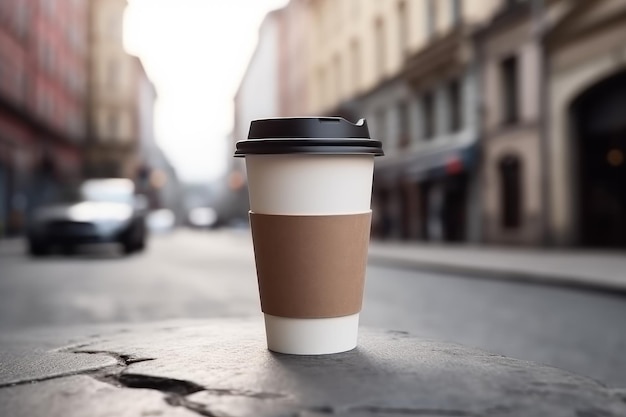 Tazza da caffè da asporto Barista latte Genera Ai