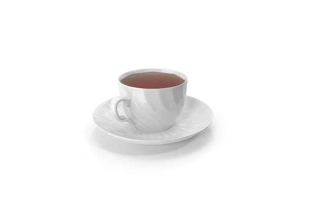 Tazza da tè piena