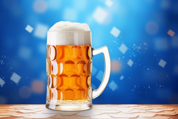 Tazza di birra dell'Oktoberfest Flusso freddo Generare Ai