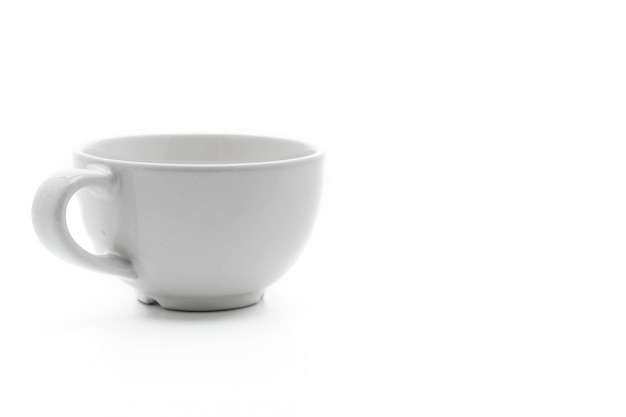 tazza di caffè bianco vuota