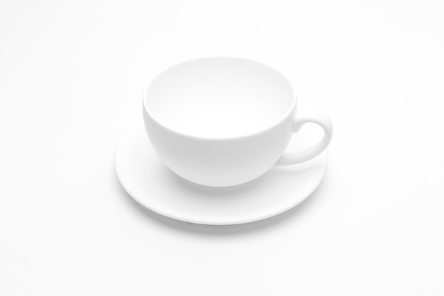 tazza di caffè bianco vuota