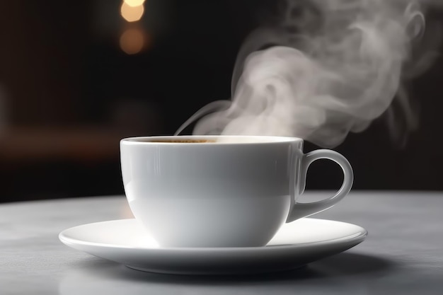 Tazza di caffè caldo Genera Ai