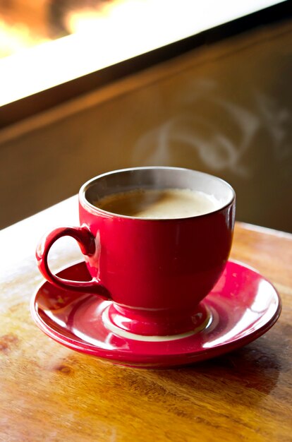 Tazza di caffè caldo