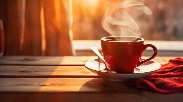 Tazza di caffè caldo