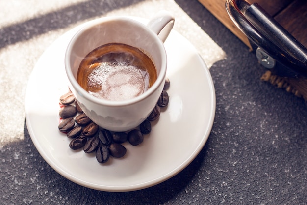 Tazza di caffè espresso