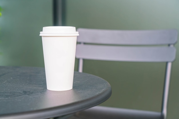 tazza di caffè nella caffetteria