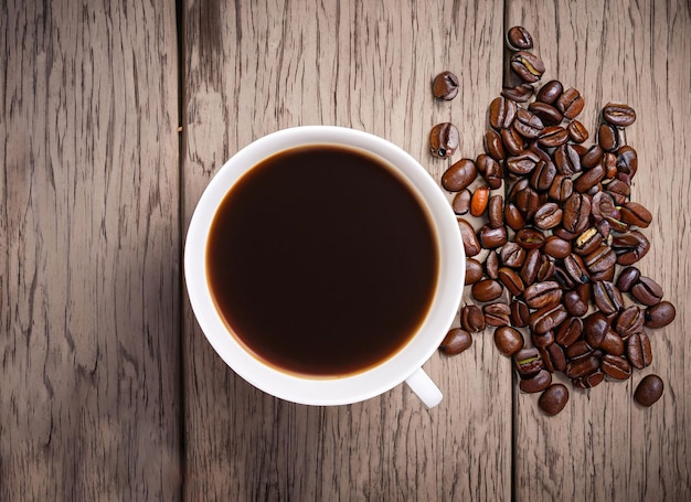 tazza di caffè nera