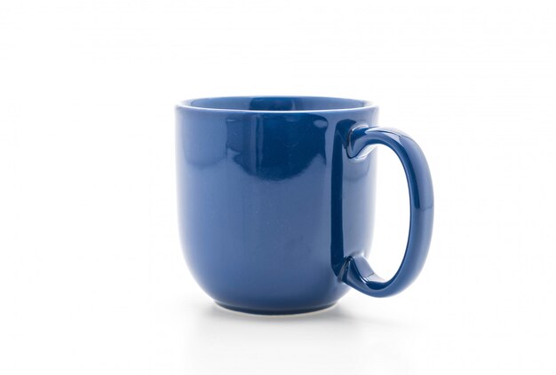 tazza di ceramica blu