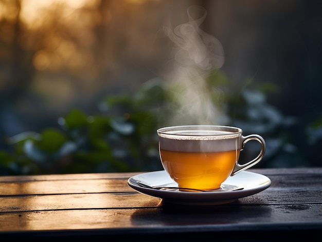 tazza di tè bevanda calda