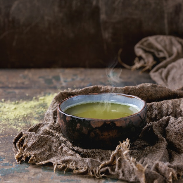 Tazza di tè matcha