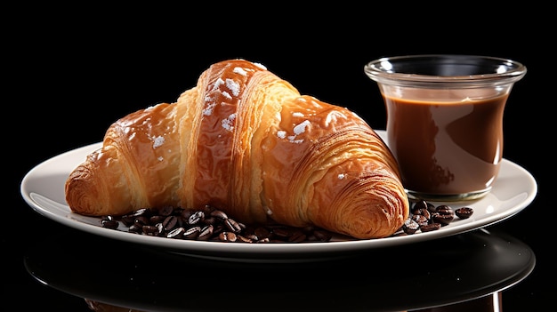 Tazza fumante di caffè aromatico con turbinii