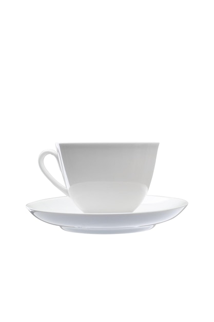 Tazza in ceramica per tè o caffè Fondo bianco isolato