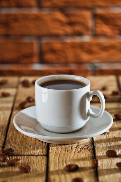 Tazza singola con caffè