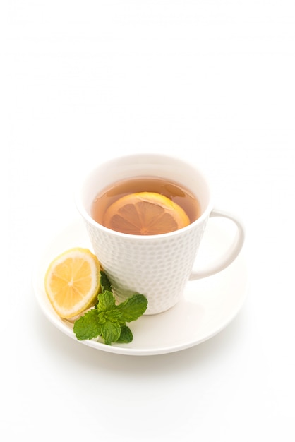 tè caldo al limone