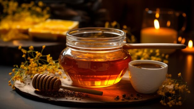 Tè caldo e miele rimedi casalinghi per il raffreddore e la malattia