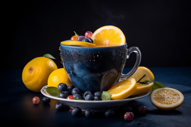 Tè di frutta di limone Generare ai