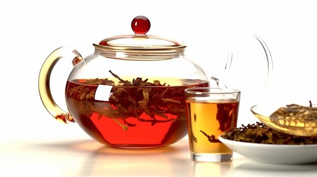 Tè nero o rosso premium spirali dorate dalla Cina Tè oolong cinese con tè preparato al ginseng in tazza