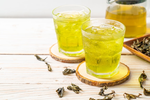 tè verde giapponese ghiacciato