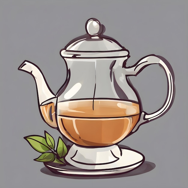 Tea Drink Icon cartone animato Molto figo