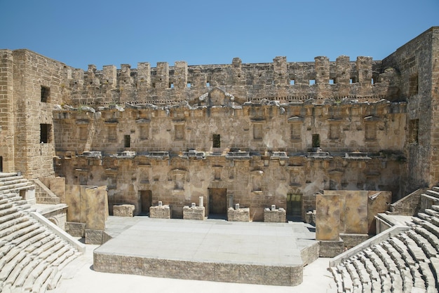 Teatro della città antica di Aspendos ad Antalya Turkiye