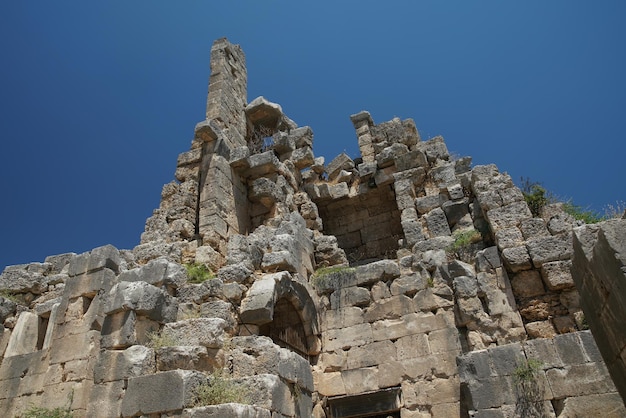 Teatro della città antica di Perge a Antalya Turkiye