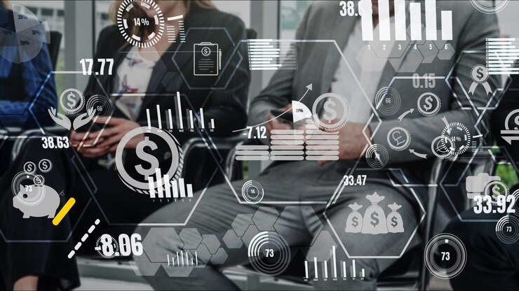 Foto tecnologia delle transazioni finanziarie e monetarie concettuali