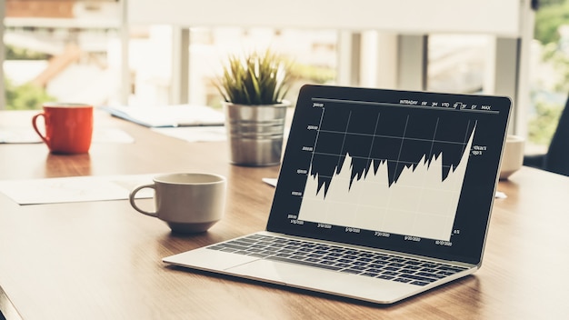 Tecnologia di analisi dei dati visivi aziendali tramite software creativo