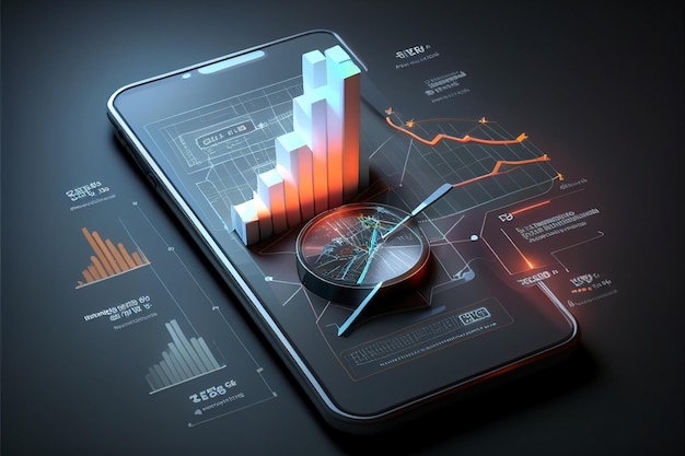 Tecnologia di applicazione con un grafico commerciale