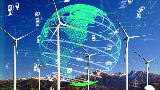 Tecnologia di conservazione ambientale e approccio all'ESG sostenibile globale