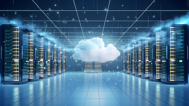 Tecnologia di database di server di cloud computing