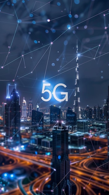 Tecnologia di rete 5G generata da ai