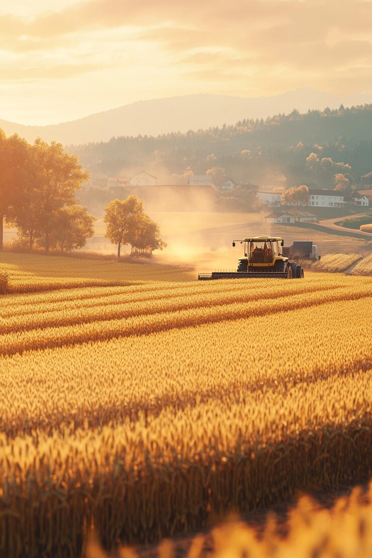 Foto tecnologia digitale 3d nel campo dell'agricoltura
