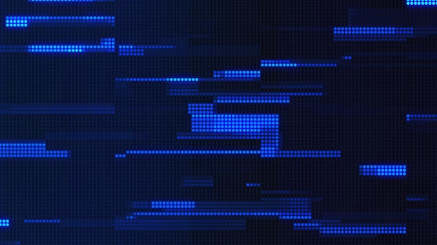 Tecnologia digitale astratta punto incandescente linea punto sfondo