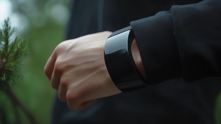 Foto tecnologia indossabile ad alta tecnologia con un design minimalista elegante