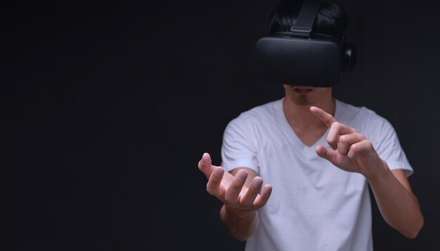 Tecnologia online metaverse di connessione per occhiali VR