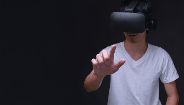 Tecnologia online metaverse di connessione per occhiali VR