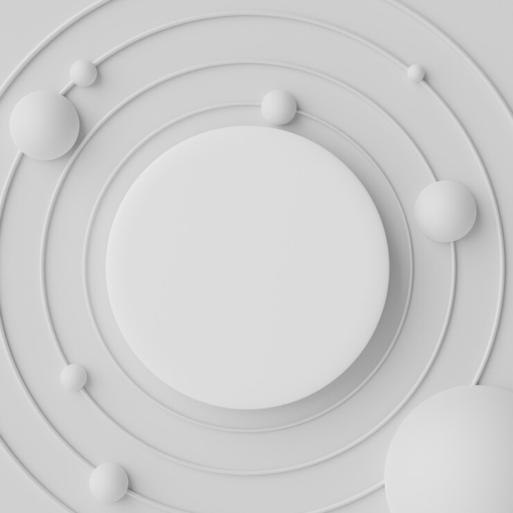 Telaio cilindro bianco bianco per l'esposizione di prodotti e cosmetici