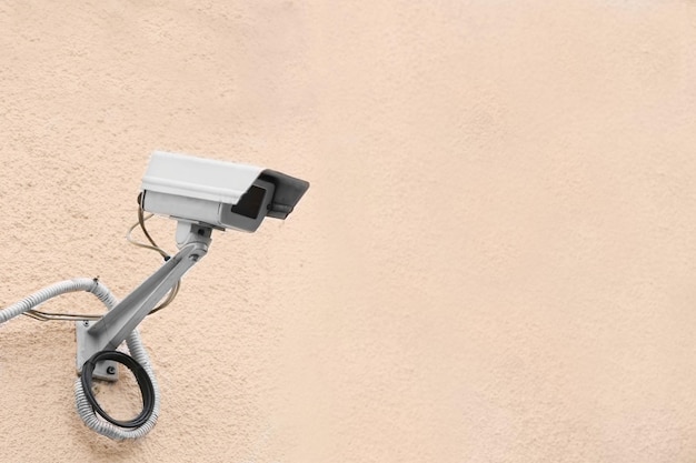 Telecamera CCTV di sicurezza su strada